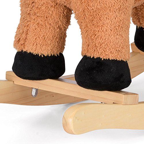 fluffy rocking horse