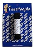 FeetPeople Flat Laces For Boots And Shoes, Multiple Colors, 1 or 2 Pair Packs