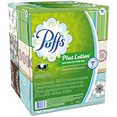 Puffs 137961 Plus Lotion Facial Tissue 2-Ply 124 Sheets/Box 6 Boxes/Pack (39383)