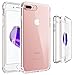 For iPhone 7 Plus [Built-In Screen Protector] For Apple Full-body Premium Cover Case (Crystal PC Back) Impact Resistant Bumper Zarus Zuslab Protection Hybrid (Clear / Clear)