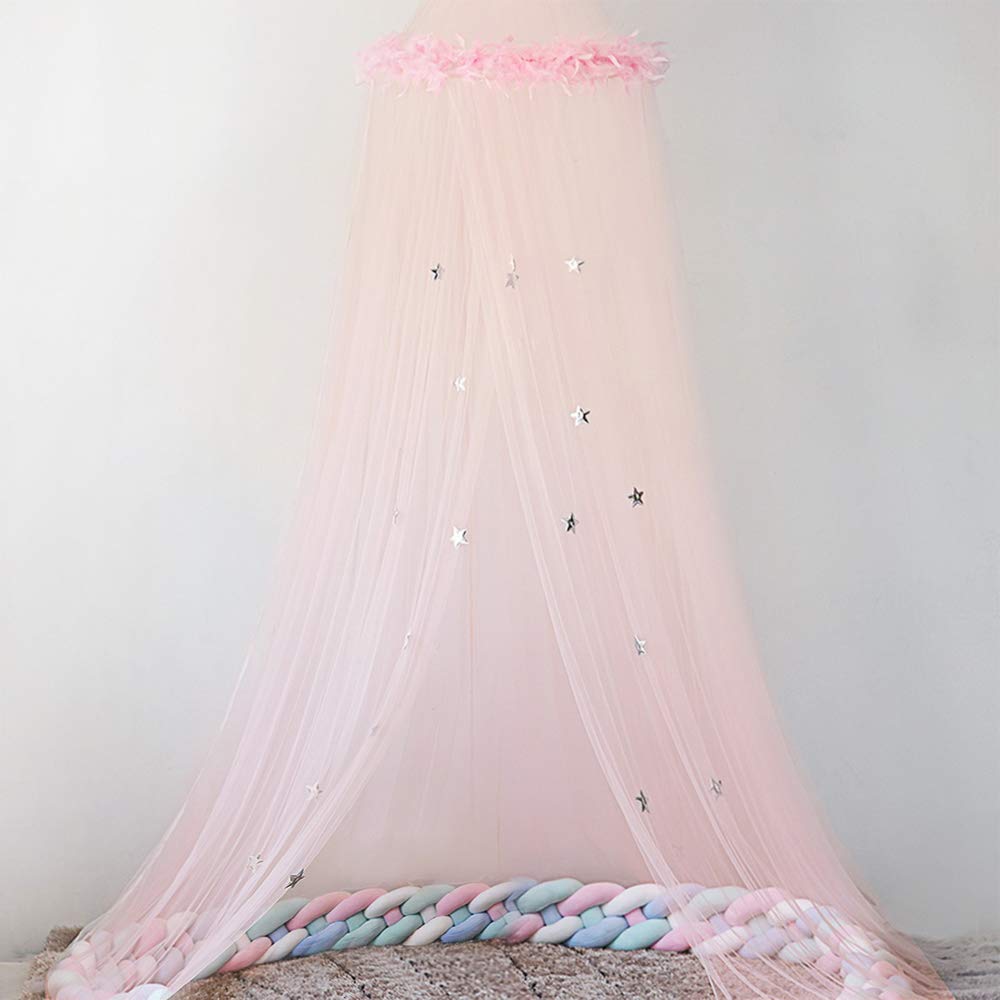 Ciel De Lit Fille Princesse Rose Chambre Papillons Moustiquaire En Filet Moustiquaires Ameublement Et Decoration Rodschinson Com