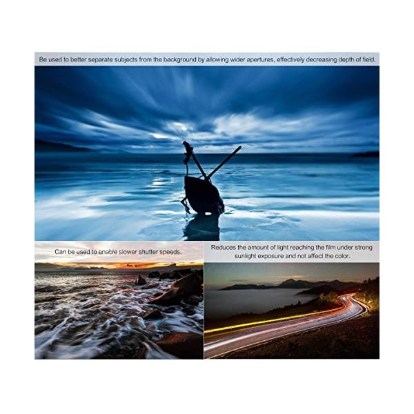 10-Stop ND 1000 Filter Neutral Density MRC ND 1000 Professioneller Fotografie-Filter Super Slim Multi-Coated-Glas Neutral Grau ND-Linsenfilter Nano-X MRC-Serie (82mm) – Bild 4
