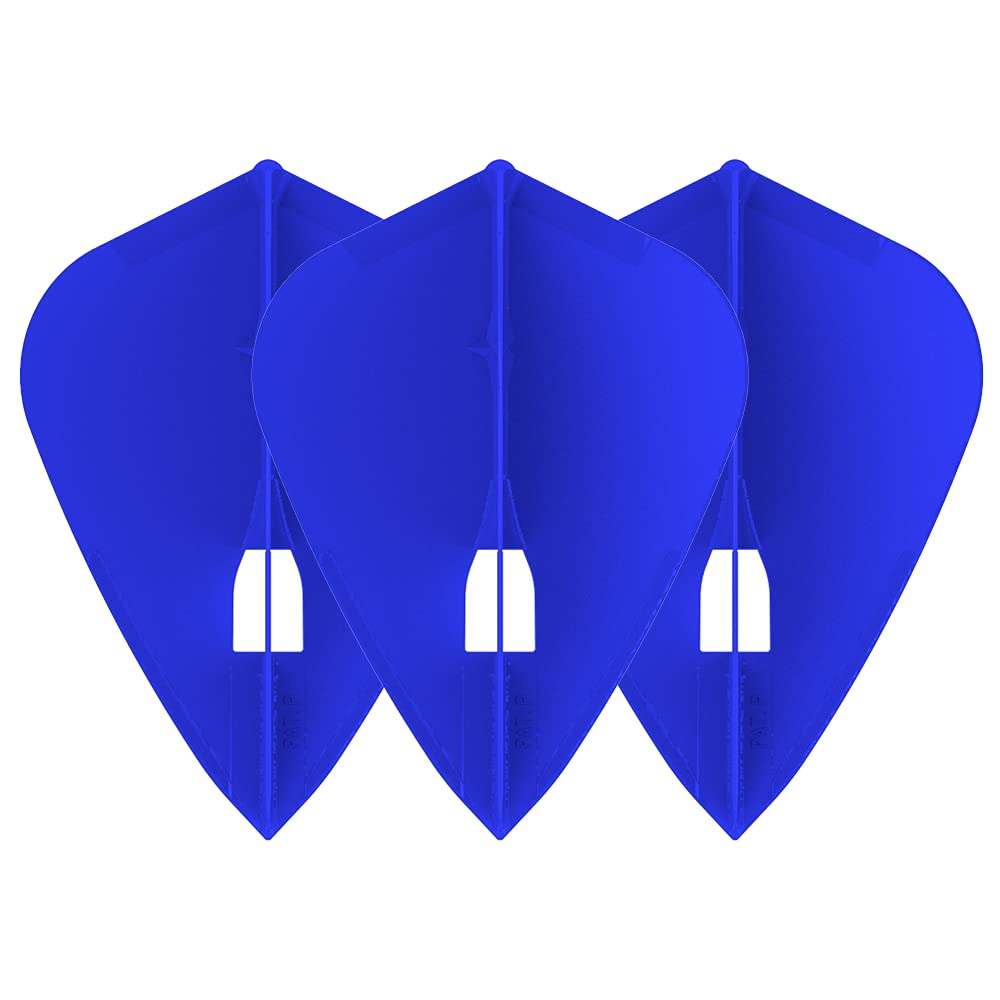 L-Style L4 PRO Kite Shape Dart Flights Extra Durable Set - Blue…