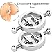 RONSHIN Fetish Nipple Clamps Adjustable Nipple Clamps Stainless Steel Nipple Clamps Stimulation Erotic SM BDSM Sex Toy for Men and Womenthumb 1