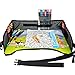 Toddler Car Seat Travel Tray by Samba Kids, Kids Travel Tray for Car or Airplane Seats, Booster Seat, Activity Lap Organizer and Snack Tray, Keep Kids Busy on Road Trips or at Home (Mountain)
