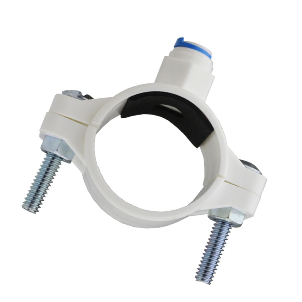 OSALADI Mounting Accessories Water Filter for Sink RO Water Filter Osmosis Water Filter Drain Seat Clamp 1/4 Inch Quick Connect Water Filter Valve Clamp Pom Water Filter Clip White