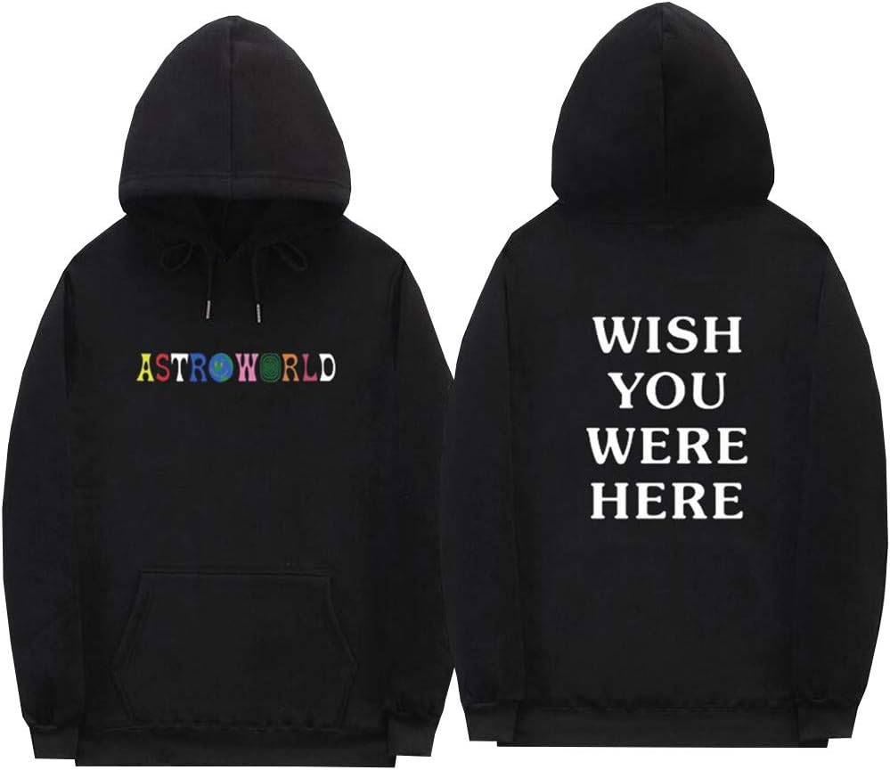Yeleo Trosetry Unisex World Print Hoodie Hip Hop Pullover Sweatshirt Graphic Top
