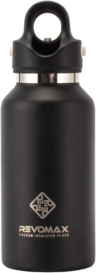 Amazon レボマックス Revomax 水筒 マグボトル レボマックス2 355ml ワンタッチ 保冷 保温 炭酸ok 真空断熱ボトル Revomax2 ステンレス 炭酸水 オニキスブラック Onyx Black Dwf b 並行輸入品 水筒 マグボトル オンライン通販