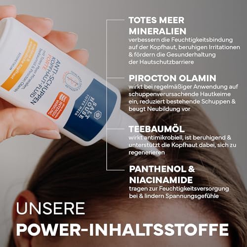 Forte Terapia Anticaspa no Couro Cabeludo, Cuidados Intensivos Calmantes, para couro cabeludo propenso à caspa, 75ml