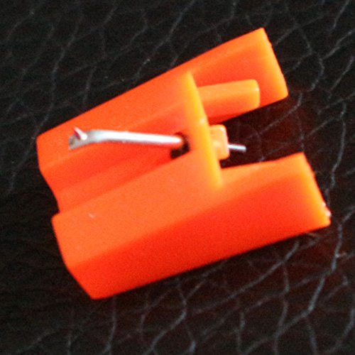 Diamond Stylus Ceramic Moving Magnet Replacement Needle Stylus for IONTurntable record players (Orange)