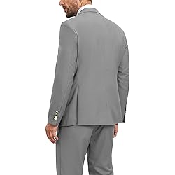 Aowdoy Men's Suits 3 Piece Slim Fit Tuxedo Suit One
