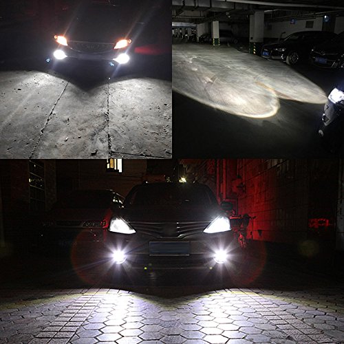 Viesyled 9006 HB4 LED Fog Light Bulbs or DRL Super Bright 1200LM 3030 36-SMD 6000K White Projection