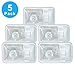 Leisure LED 5 Pack 12V Led RV Ceiling Dome Light RV Interior Lighting for Trailer Camper with Switch, Single Dome 300LM (Natural White 4000-4500K, 5-Pack) primary