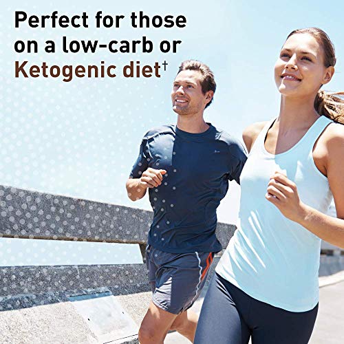 GARDEN OF LIFE DR. FORMULATED KETO MEAL BALANCED SHAKE – CHOCOLATE POWDER, 14 SERVINGS, TRULY GRASS FED BUTTER & WHEY PROTEIN PLUS PROBIOTICS, NON-GMO, GLUTEN FREE, KETOGENIC, PALEO MEAL REPLACEMENT