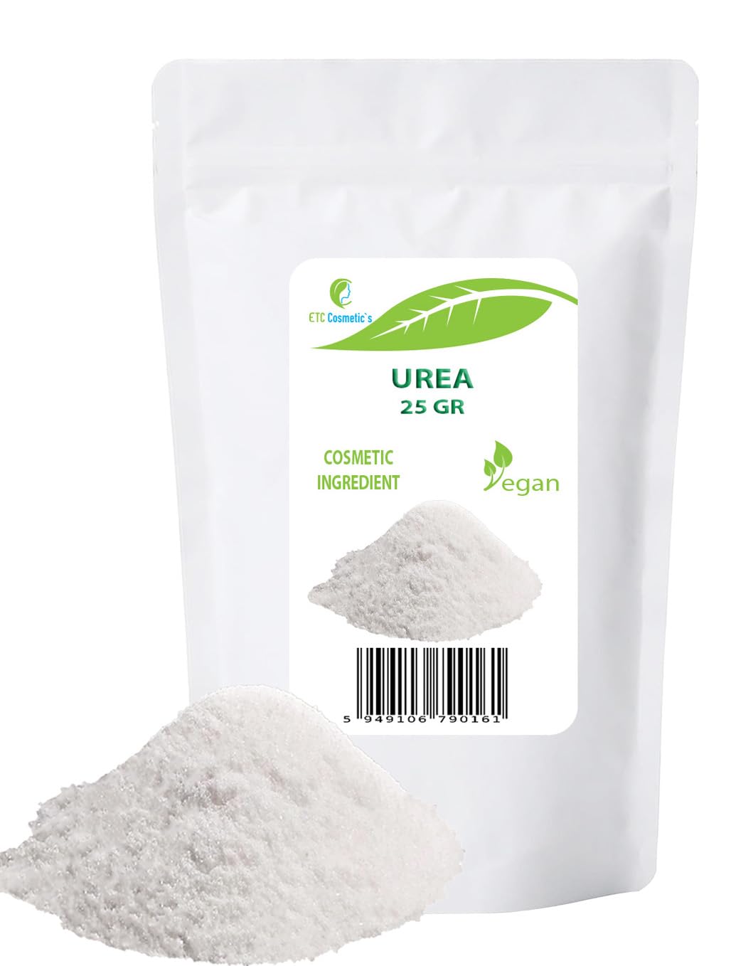 Cosmetic UREA - 25 gr - suitable for creams, lotions, gels, fluids, cleansing products including shampoos and body washes, skaly and cracked skin — image 1
