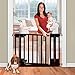 Summer Infant Multi-Use Deluxe Wood Walk-Thru Gate, Dark Cherry