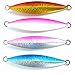 Aorace 4pcs/lot 40g Metal Jig Jigging Lure Lead Jig Lead Fish Sea Fishing Lure Crankbaits Mixed Colors