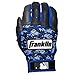 Franklin Sports MLB Digitek Baseball Batting Gloves - Gray/Black/Royal Digi - Youth Large