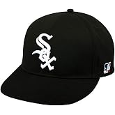 2013 Youth FLAT BRIM Chicago White Sox Home Black Hat Cap MLB Adjustable