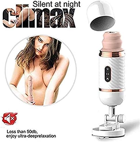 LYLLYLS Female Machine Gu-n Wireless Remote Control Heating Massage Multiple Vibrat-ion Modes and Thrusting Levels sěx toys dǐldos penǐs