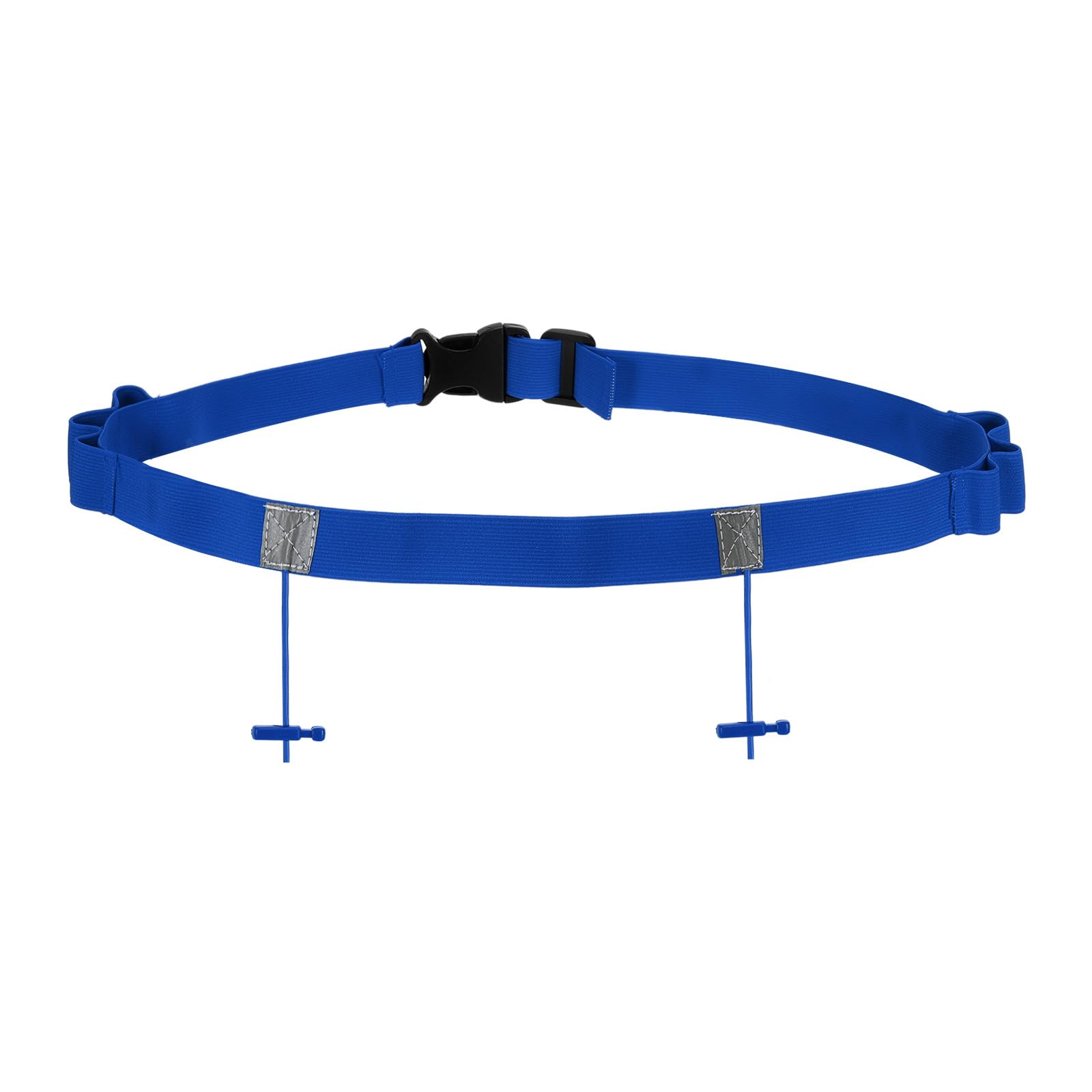 PATIKIL Triathlon Belt Bib Holder, Elastic Marathon Race Number Belt Marathon Running Race Belt with 6 Gel Loops for Marathon Racing Cycling, Blue — image 1