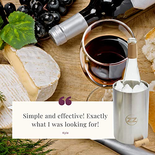 Bunzzr Stainless Steel Wine Chiller Bucket Insulated Long Lasting
