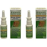 Seagate Products Homeopathic Olive Leaf Nasal Spray 1 oz Bottle, 2 Pack, 1 Fl Oz (Pack of 2)