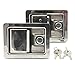 2 Stainless Door Lock Trailer Toolbox RV Handle Latch Lg Weld Screw Paddle Key