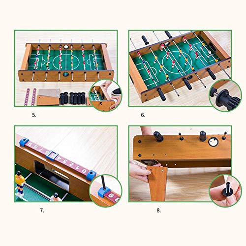 Leiyini Mini Tabletop Foosball Table 20-inch Foosball Soccer Table Game Arcade Room Playfield Sports Competition Soccer Game Table Indoor & Outdoor Soccer Game Kids Adults Toy
