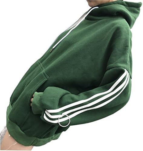 Amazon Co Jp L B 3本 ライン 大きめ ビッグ パーカー フードつき Xl グリーン 服 ファッション小物