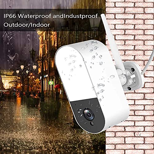 [Two Way Audio] Floodlight Security Camera Outdoor Wireless,WESECUU 3MP