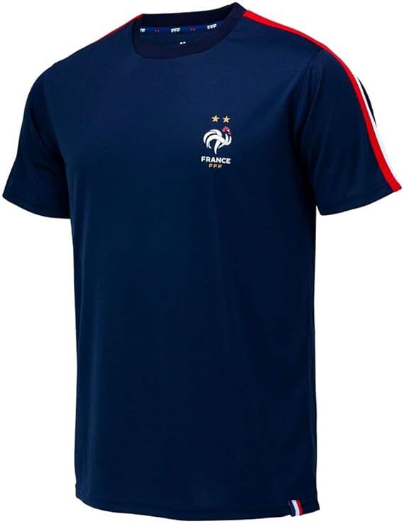 French Football Team Official Men's Soccer Jersey Blue