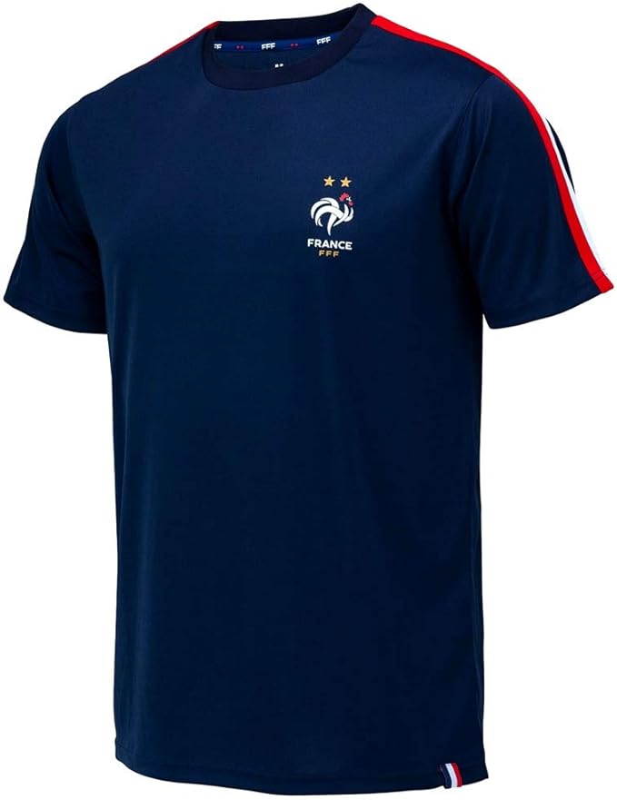 French Football Team Official Men's Soccer Jersey Blue Clothing