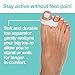 ZenToes Toe Spacers Bunion Corrector for Women and Men, Big Toe Straightener, Double Loop Gel Splint Separator for Correct Alignment of Overlapping Toes