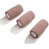 MediChoice Self-Adherent Cohesive Bandage, Non-Sterile, 4 inch x 5 Yards, Tan, 1314CBN1004 (Case of 72)