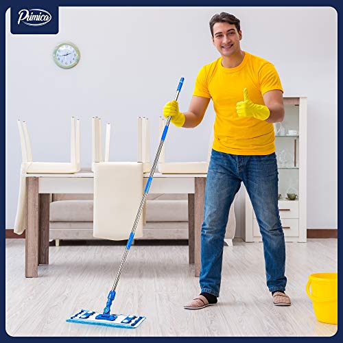 Microfiber Mop Kit - Professional Mops for Floor Cleaning - Easy Microfiber Mopping for Laminate, Hardwood, Tile, Bamboo and Stone Floors - Mop Pads Included - Telescopic Handle