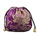 24 piece Silk Brocade Pouch Jewelry Travel Drawstring Coin Purse Candy Christmas Gift Bag SND011