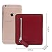 AINIMOER Small Leather Wallet for Women, Ladies Credit Card Holder RFID Blocking Women's Mini Bifold Pocket Purse, Wine