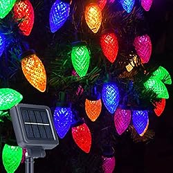 Outdoor Solar Christmas Lights C9 Strawberry String