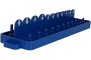 Abaodam Socket Organizer Holder Lightweight PP Wrench Socket Storage Container Sleeve for Secure Tool