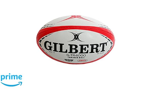 Gilbert g-tr4000 Trainer balón de Rugby, Color Rojo, tamaño Talla ...