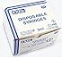 Exel 3mL syringe with 23g x 1in. Box of 100