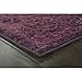 Maples Rugs Pelham Transitional Runner Rug - Made in USA - Washable, Non Slip, Indoor Carpet for Hallway, Kitchen, and Laundry Room, 2' x 6', Wineberry