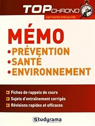 Mémo PSE, prévention, santé, environnement