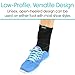 Vive Sprained Ankle Brace for Women, Men - Right or Left Compression Foot Immobilizer Support - Basketball, Volleyball Neoprene Stabilizer Wrap Protector - Tendonitis, Heel Spur, Running Feet Sprain