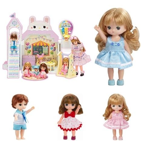 Amazon リカちゃん ながーいすべりだい ニコニコようちえん お