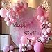 VUMSUM 36 inch Pastel Balloons for Parties 5 pcs Macaron Latex Balloons for Birthday Wedding Engagement Anniversary Christmas Festival Picnic or Any Friends & Family Party Decorations-Pastel Pink