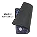 ENHANCE Large Gaming Mouse Pad (12.6 x 10.6) - Thick Mousepad with Stitched Edges, Non-Slip Rubber Base, High Precision Cloth Fabric Tracking Professional Esports Mouse Mat - 3D Blue Hex Design