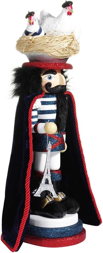 Nutcrackers - Kurt Adler HA0465 Nutcracker, Multi-Color (17.5-inches Tall)