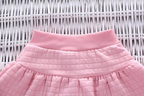 Fabal 2Pcs Infant Toddler Baby Girls Rabbit Print Tops Coat+Pants Outfits Clothes Set (12-18Months, Pink)